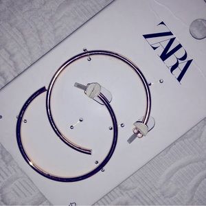**SALE** New on card ZARA Gold Hoops